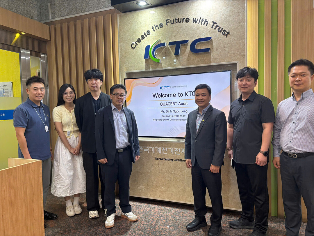 KTC, 베트남 QUACERT와 상호인정 확대…가전·완구 수출 지원 강화