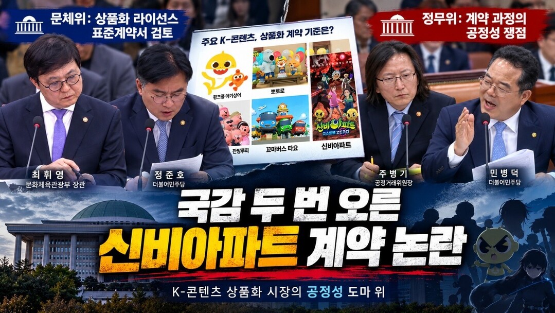 ‘신비아파트’ 완구 분쟁, 정무위 이어 문체위 국감까지…문체부 “상품화 표준계약서 검토”